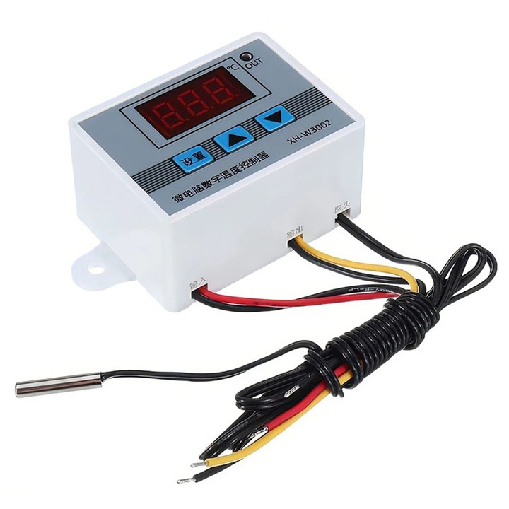 Termostat digital HX-W3002 cu control de temperatura, AC 220V, 1500W