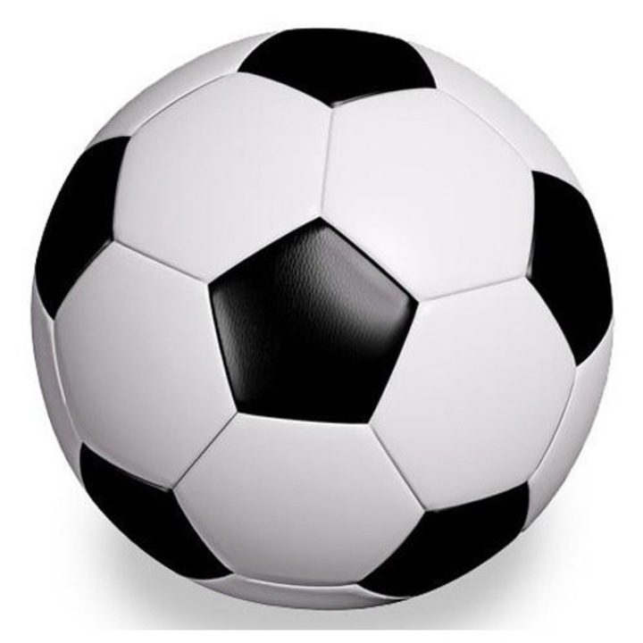 MK Toys 2927933 Fekete-fehér focilabda 23cm-es - Felfújatlan