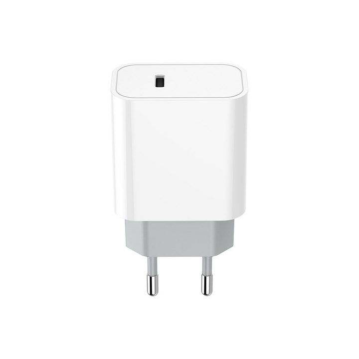 C típusú dugaszoló töltő, 20 W, Auto ID - ColorWay (CW-CHS026PD-WT) - Fehér