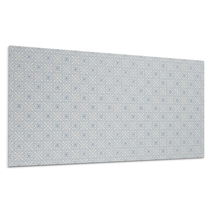 Panou vinil decorativ, Wallfluent, Model geometric cu romburi, Albastru, 120x60, 010310540040000033513
