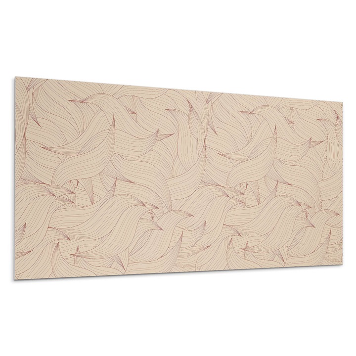 Öntapadó dekoratív panel, Wallfluent, A tekercselési vonalak mintája, Fekete, 100x50 cm, 010310540010000033507