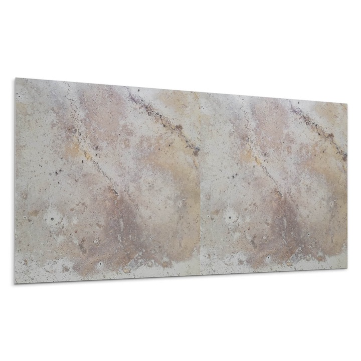 Öntapadó dekoratív panel, Wallfluent, Természetes kő minták, Fehér, 120x60 cm, 010310540040000276739