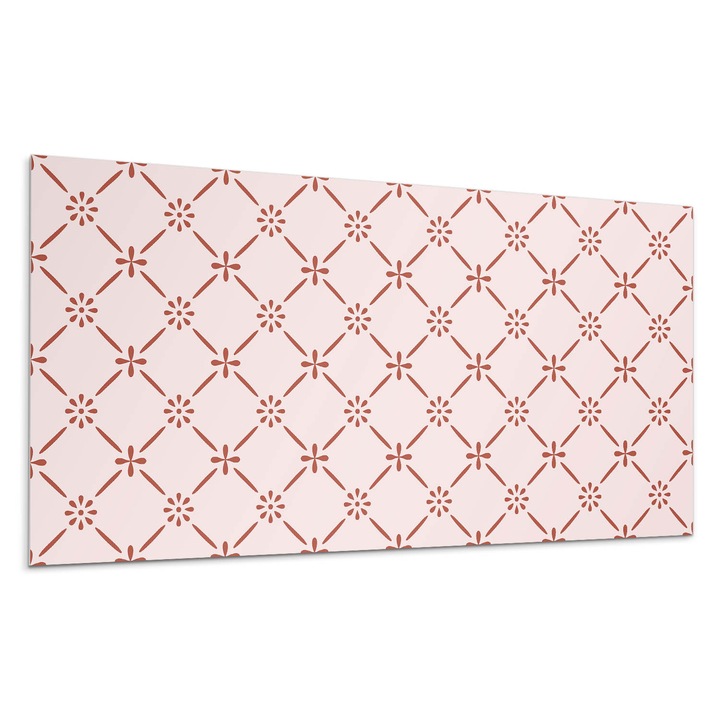 Dekoratív vinil panel, Wallfluent, Virágos kivitel elegáns kiadásban, Tengerészkék, 120x60 cm, 010310540040000276742