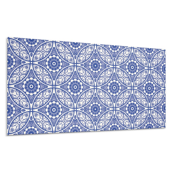 Öntapadó dekoratív panel, Wallfluent, Virágos inspirációk a mintákban, Sárga, 120x60 cm, 010310540040000283201