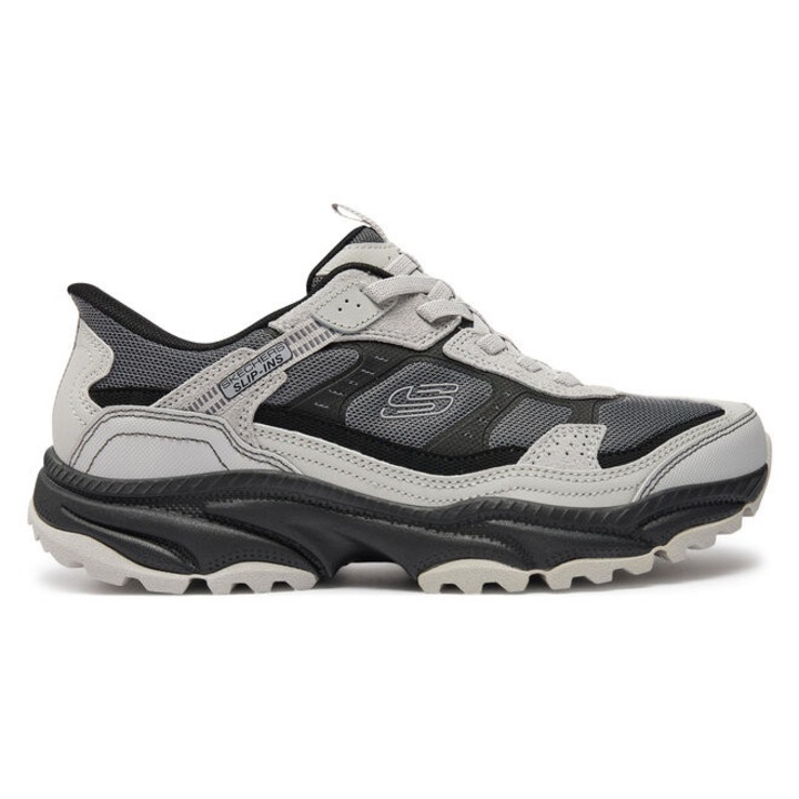 Bocanci trekking barbati Skechers, 303970796, Piele ecologica, 41 EU, Gri