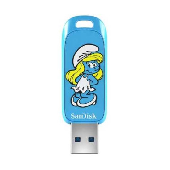 Memorie USB SanDisk, 256GB, viteza citire 130MB/s, albastra