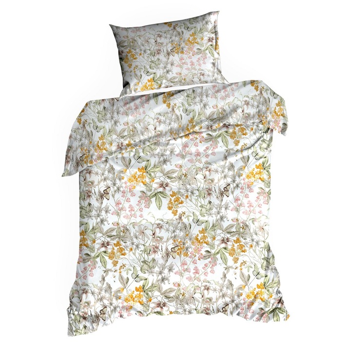 Ágyneműhuzat PAULA 140 x 200 cm Eurofirany fehér