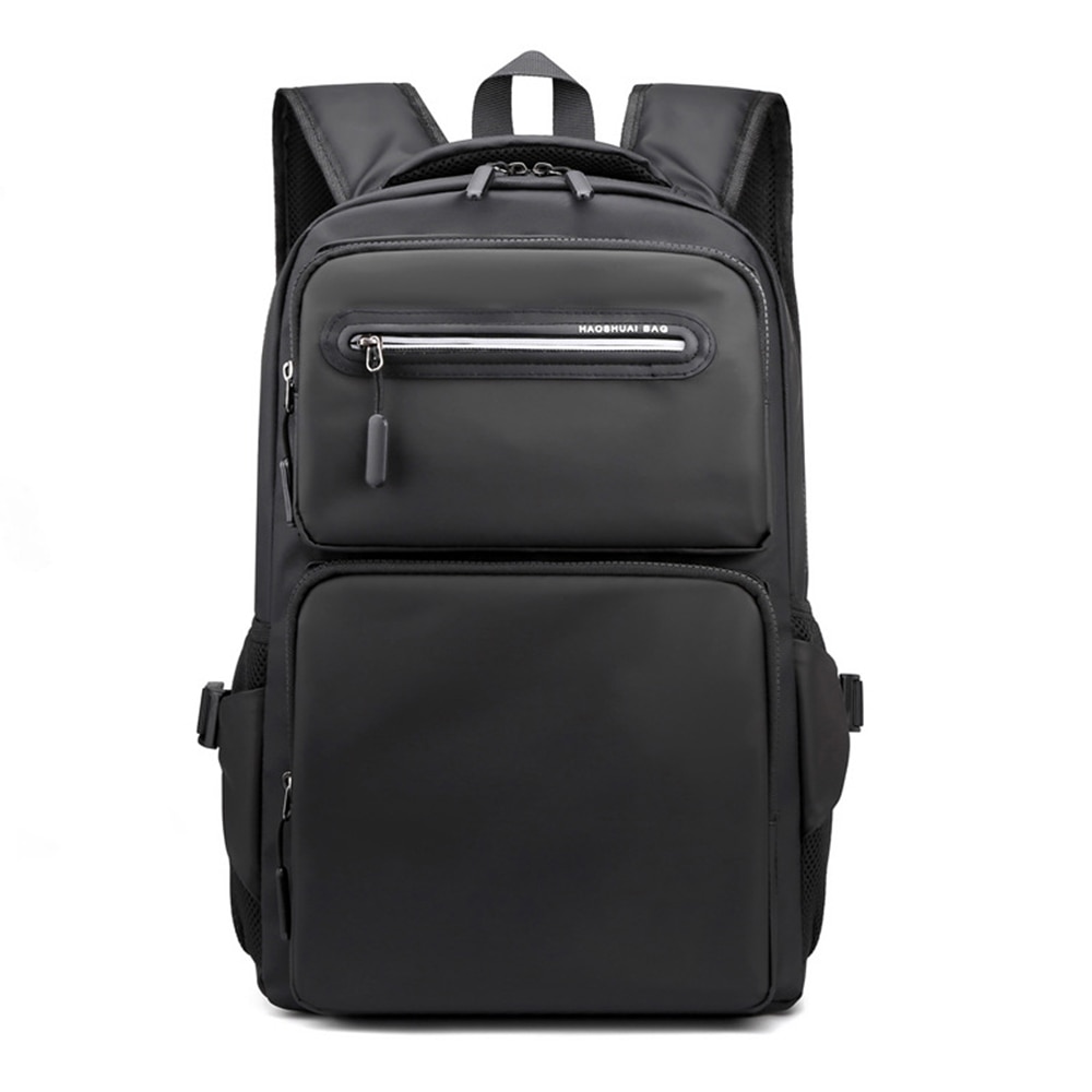 Rucsac Dollcini Oxford reflectorizant impermeabil, geanta de liceu, pentru adolescenti si studenti, negru