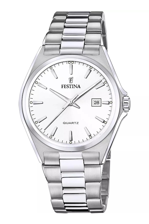 Festina, Часовник от неръждаема стомана, Сребрист
