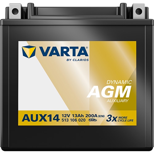 Baterie auto auxiliara Varta Dynamic AUX14 AGM 13Ah 200A - eMAG.ro