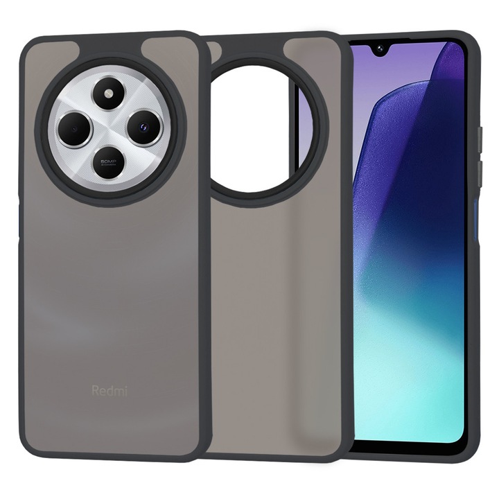 Védőtok Xiaomi Redmi 14C/Poco C75, Y32 készülékhez, Lexgard, Deep Dark