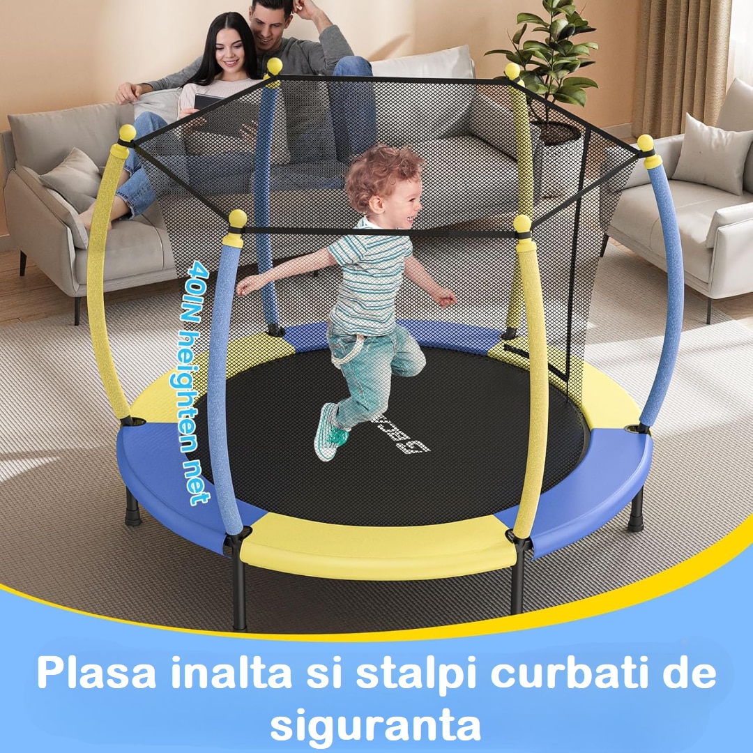 Mini Trambulina pentru Copii KangoHappy™ 4.5 FT/140 CM No Gap