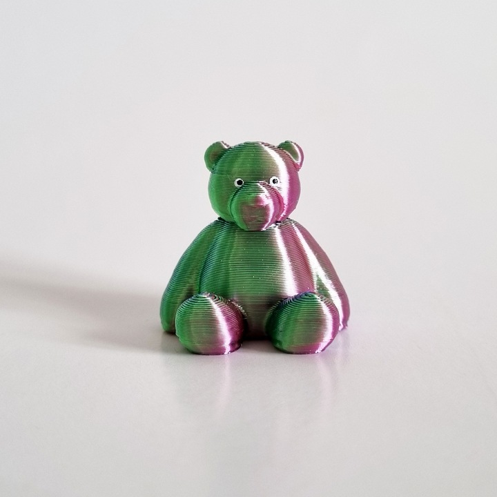 Marturie botez figurina ursulet 3D, Zenini, multicolor, 3 cm