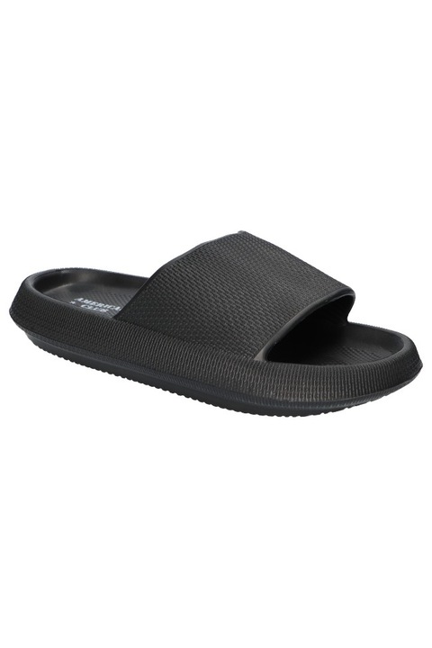 Мъжки чехли, American Club, Nh152, Лек материал EVA пяна, Slip-on, Черен