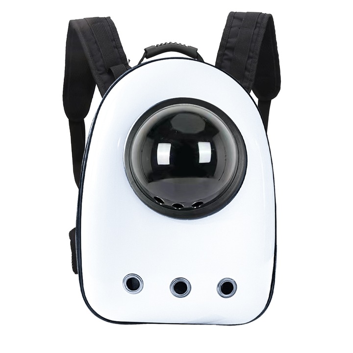 Rucsac pentru transportul animalelor de companie, Timeless Tools, alb