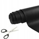 Set de reparatii autoadezive din piele ecologica, piele ecologica pentru reparatii, auto-adeziva, mari, 50x137 cm, pentru canapele, genti, jachete, scaune auto, mobilier, negru