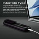 Perie pentru indreptat parul tehnologie ionica, Brivoo®, incarcare USB, incalzire rapida 30s, placi ceramice, 3 trepte de incalzire