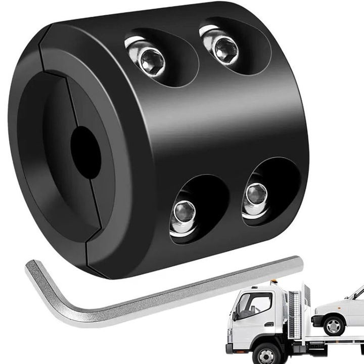 Opritor Cablu Troliu ATV UTV, Tioialz, Cauciuc Rezistent, Negru