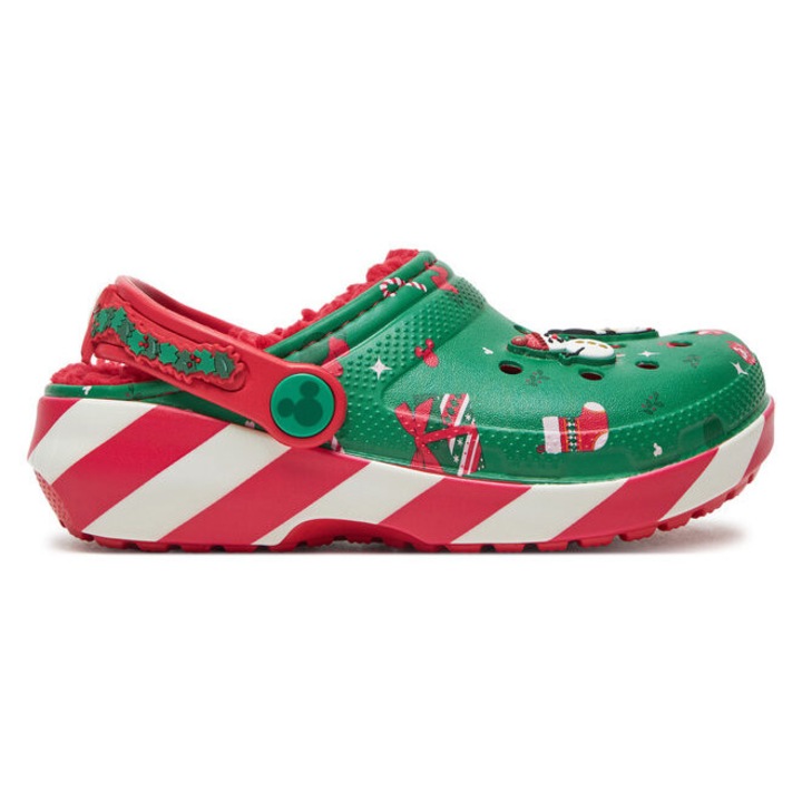 Papuci copii Crocs, 305026965, Sintetic, Verde, Verde, 28-29 EU