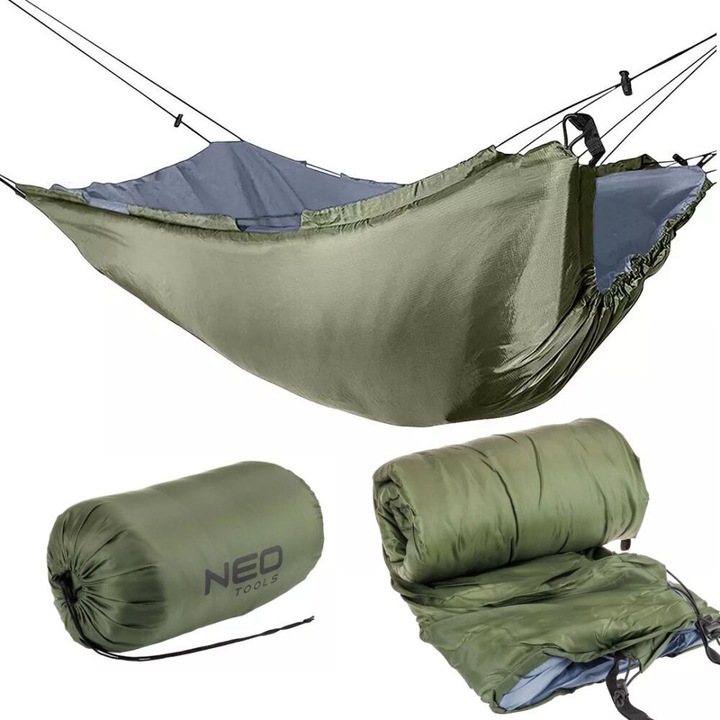 Подплата за хамак 2 в 1, NEO TOOLS, водоустойчива, 221x105 см