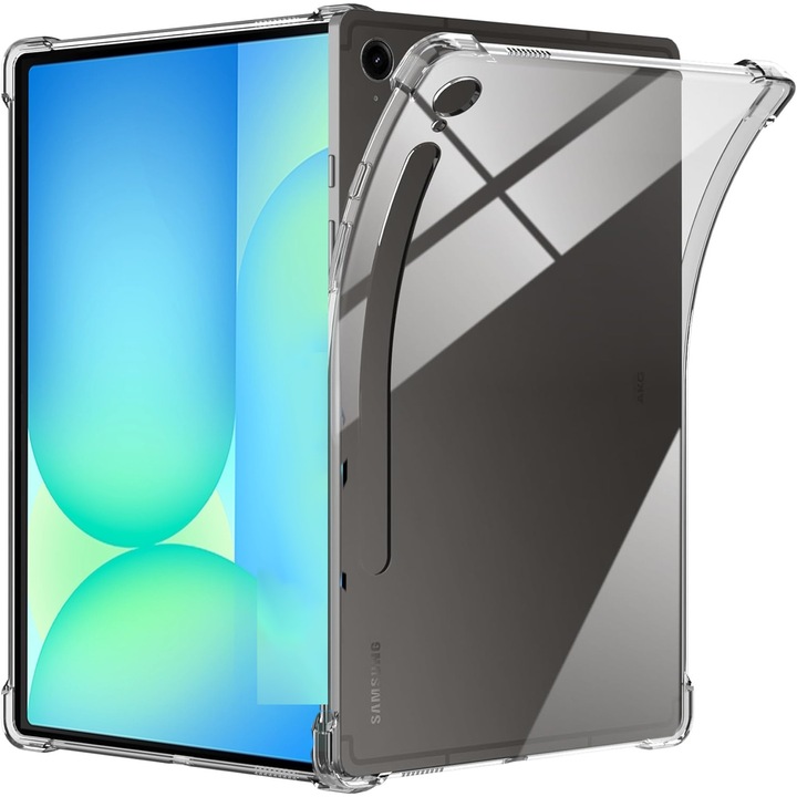 Samsung Galaxy Tab S10 FE (2025) / S9 FE kompatibilis, 10,9 hüvelykes tok, szilikon TPU, átlátszó