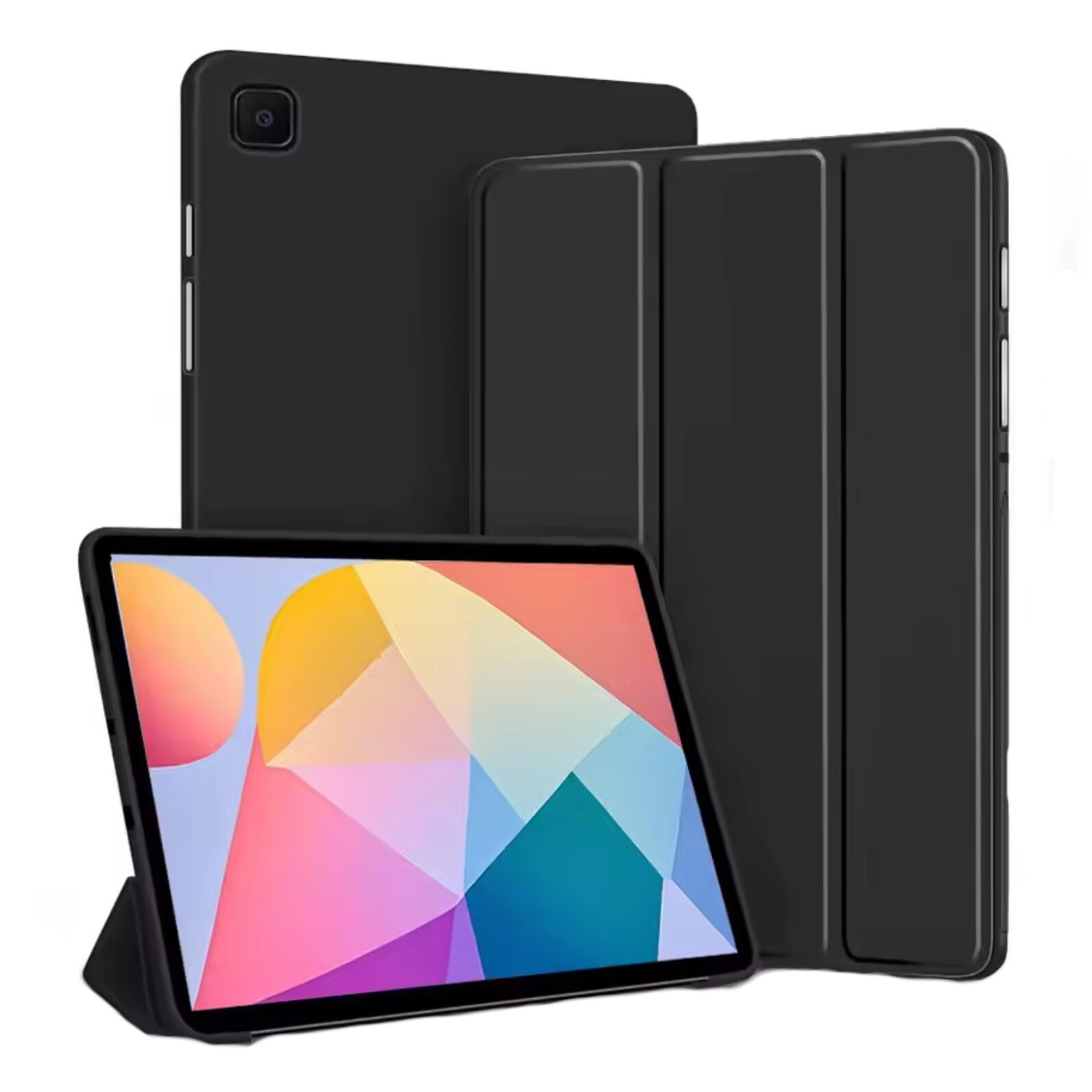 Husa pentru Samsung Tab S6 Lite (Evo) 10.4" 2024, Silicon TPU, Smart Cover – Negru