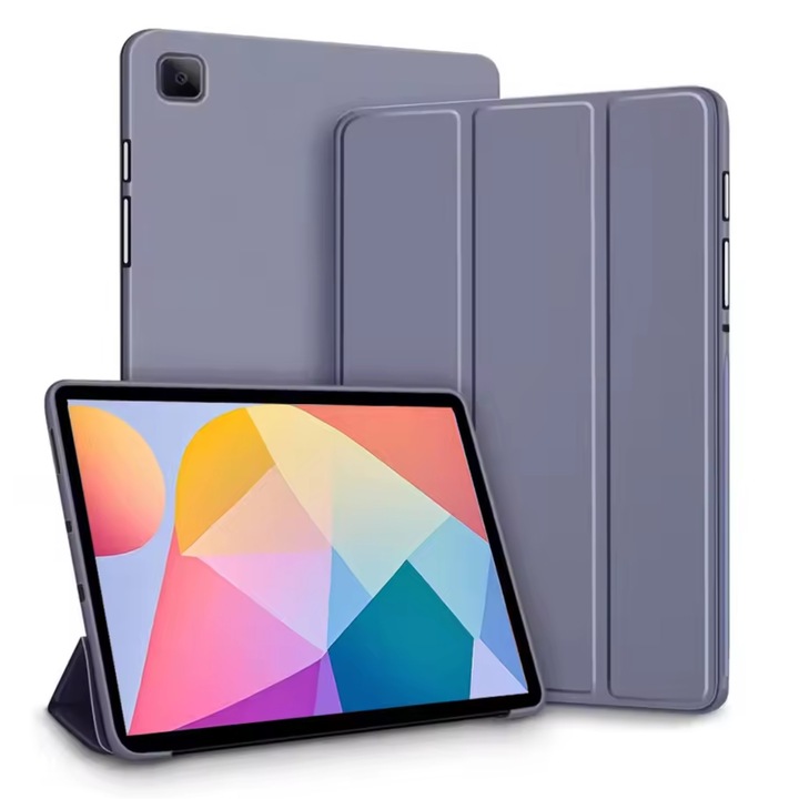 Husa pentru Samsung Tab S6 Lite (Evo) 10.4" 2024, Silicon TPU, Smart Cover – Lavanda