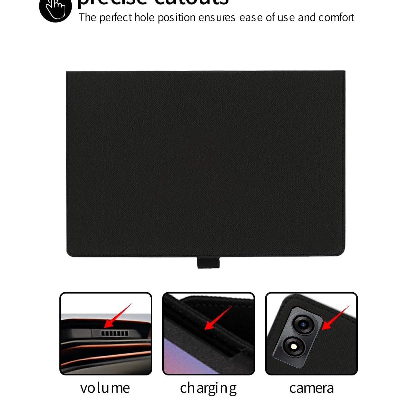 Husa pentru tableta Blackview Tab 11 (SE) 10.36'', Curea pentru Mana, Suport Stylus, Denim