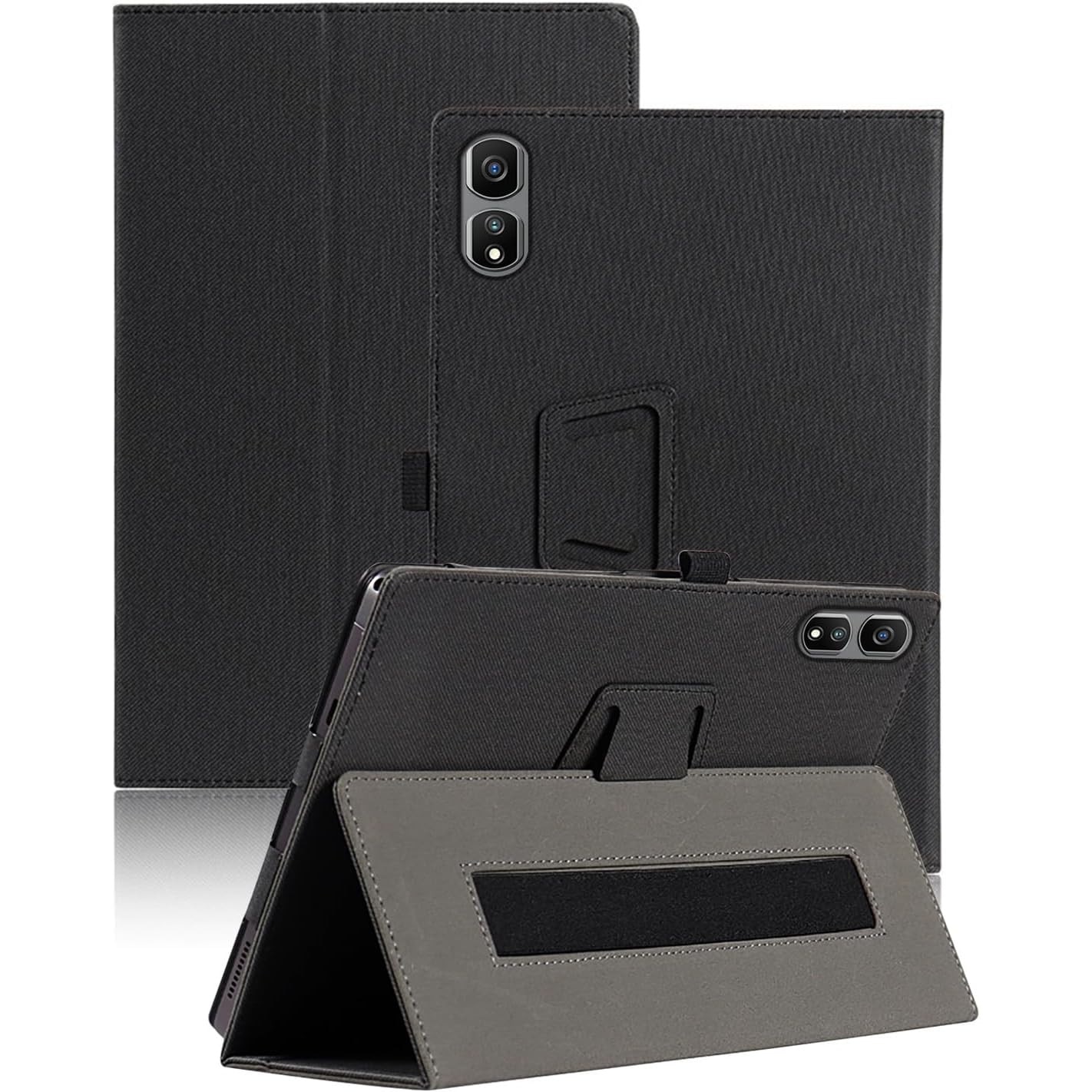 Husa pentru tableta Blackview Tab 16 Pro, 11.0", Curea pentru Mana, Suport Stylus, Denim
