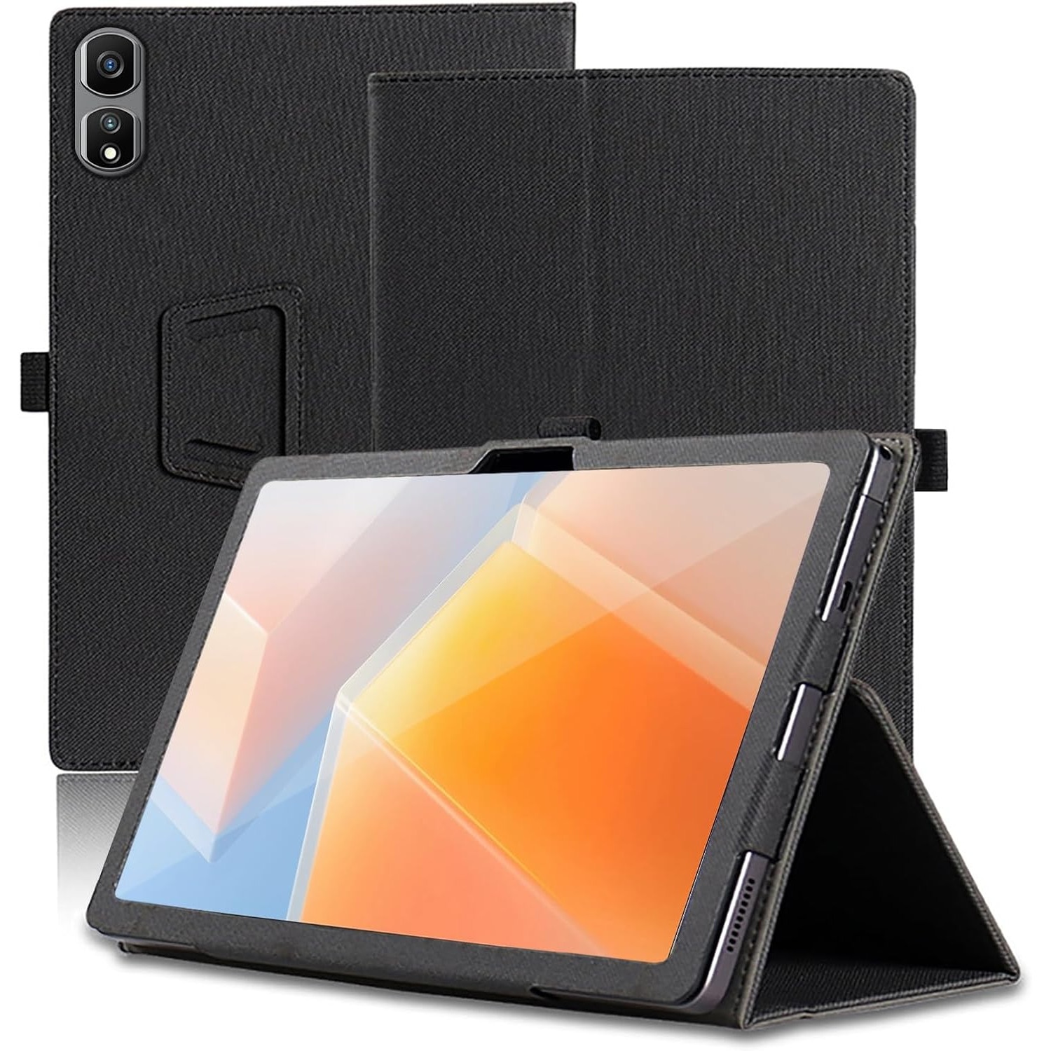 Husa pentru tableta Blackview Tab 16 Pro, 11.0", Curea pentru Mana, Suport Stylus, Denim