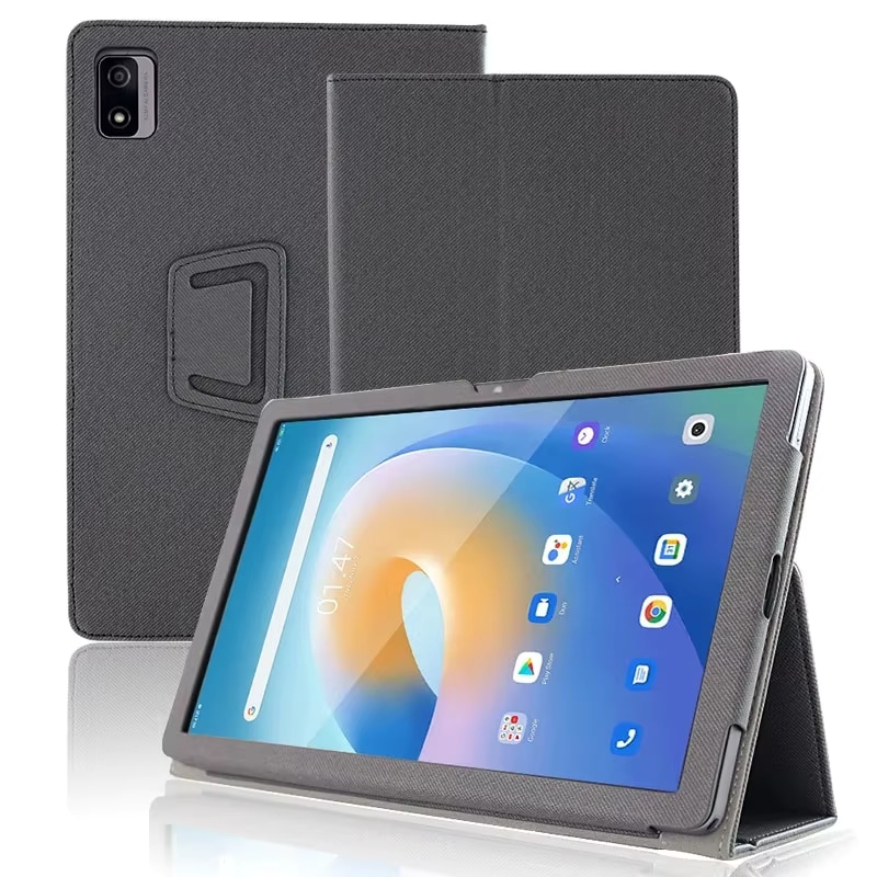 Husa pentru tableta Blackview Tab 16, 11.0", Curea pentru Mana, Suport Stylus, Denim