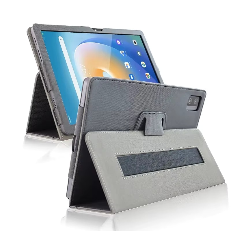 Husa pentru tableta Blackview Tab 60 8.68", Curea pentru Mana, Suport Stylus, Denim