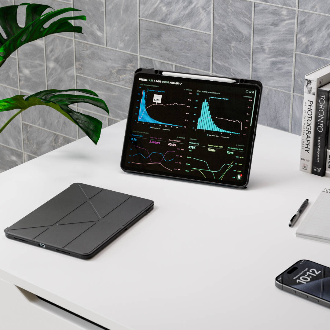 Husa Trifold Magnetica pentru Samsung Galaxy Tab A9 Plus 11.0", Smart Cover, Suport Stylus