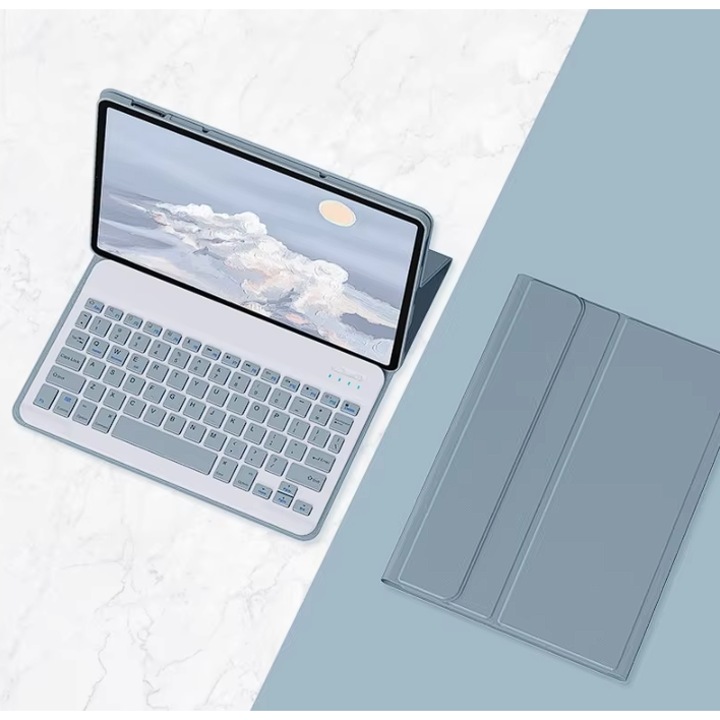 Billentyűzettok Lenovo IDEA Tab PRO-hoz, 12,7 hüvelykes, kék
