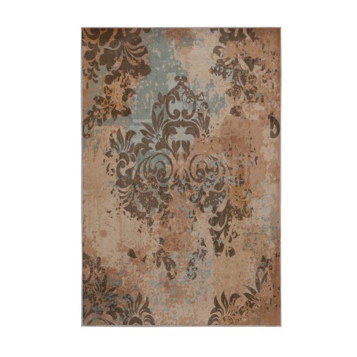 Covor modern, tonuri calde, Aminah, 160x230 cm, poliester