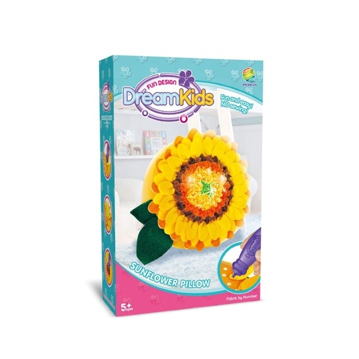Комплект за творчество Възглавница за деца Модел Слънчоглед, Dream Kids, Dara