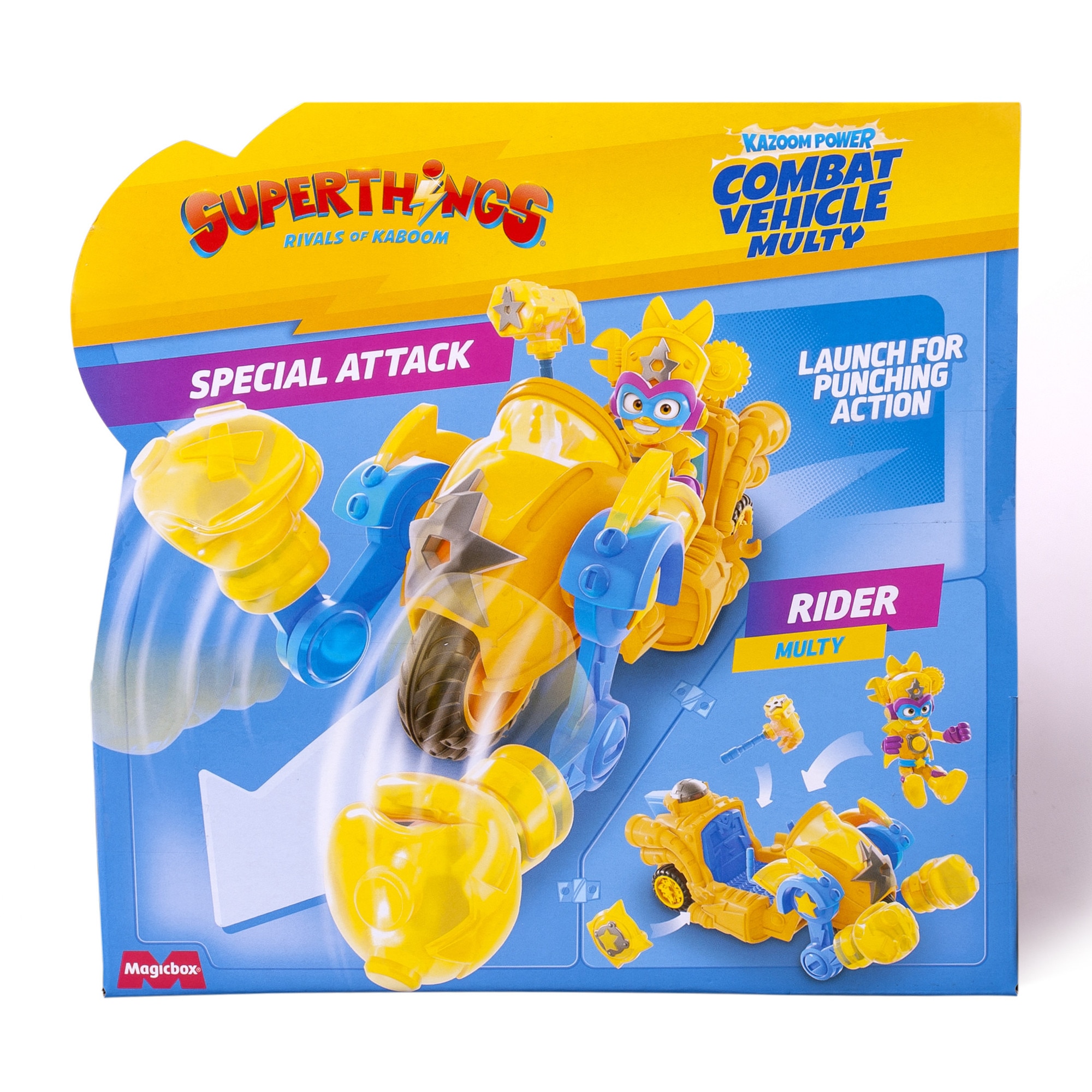 Figurina Superthings - Kazoom Power Battle, vehicul de lupta Multy, 3 ...