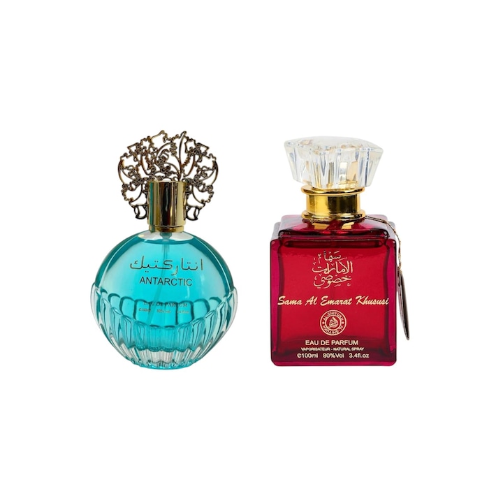 Eau de Parfum készlet, Antarktisz / Sama Al Emarat Khususi, férfiak és nők, 2x100 ml