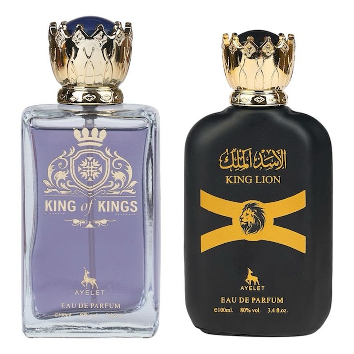 Eau de Parfum készlet, King of Kings / King Lion, Férfi, 2x100 ml