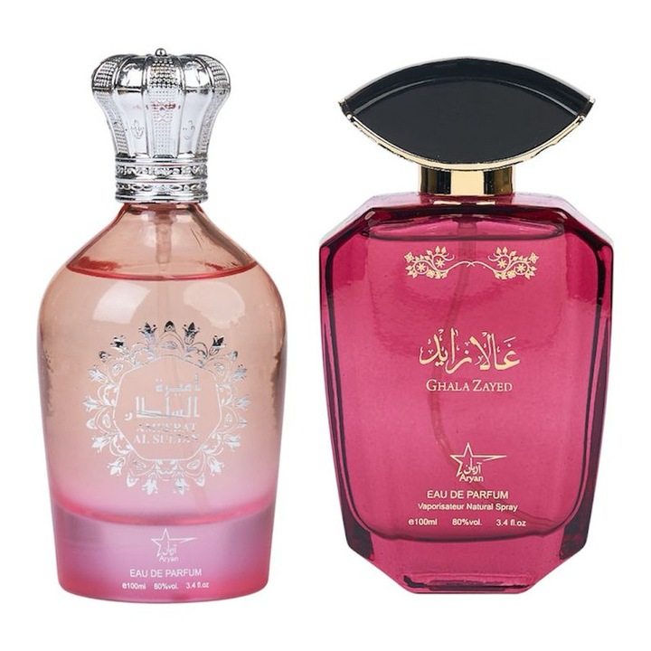 Set Apa de Parfum, Ameerat Al Sultan/Ghala Zayed, Femei, 2x100 ml