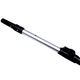 Set gletiera profesionala, aluminiu, lama inox, 80 cm x 0.3 mm, suport, maner prelungitor 1.2-2.2 m, Ergoplane