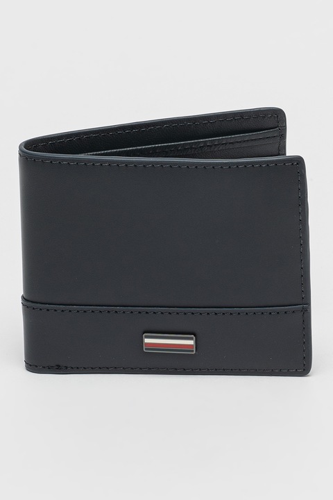 Tommy Hilfiger, Kihajtható bőr pénztárca, Tengerészkék