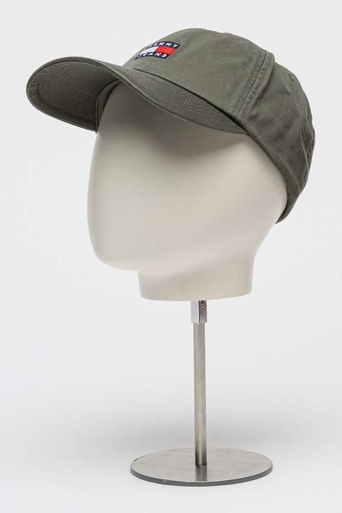 Tommy Jeans, Sapca din bumbac organic Heritage, Verde englez, One-Size