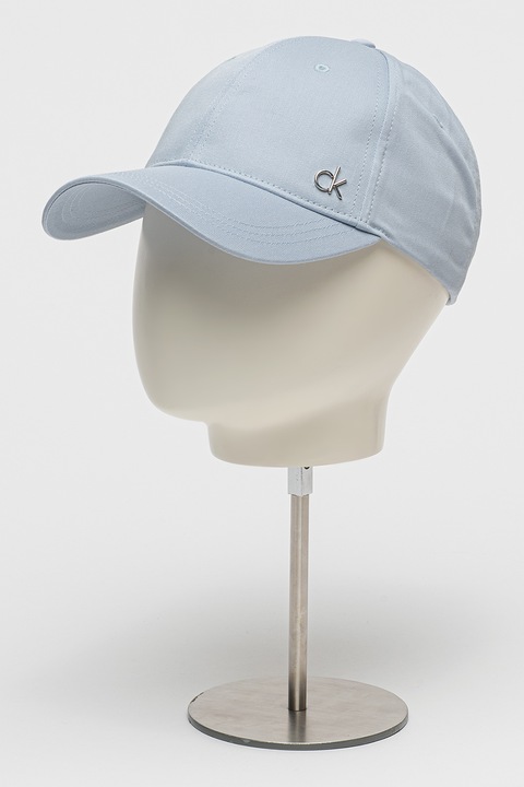 CALVIN KLEIN, Sapca baseball cu logo metalic, Albastru deschis