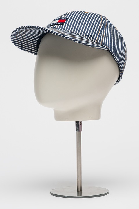 Tommy Jeans, Sapca cu model Heritage, Alb, Bleumarin