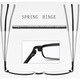 Ochelari de vedere, dioptrie +2.00, cu contur, asferici, protectie UV, antireflex, negru, set compact cu carcasa