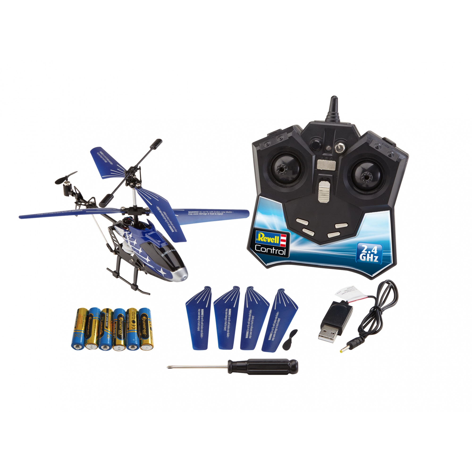 Elicopter teleghidat - Revell Control - Calendar advent cu elicopter asamblabil - RV1015