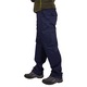 FIRI Pantaloni de lucru pentru barbati, talie, buzunare multifunctionale, albastru marin, 48