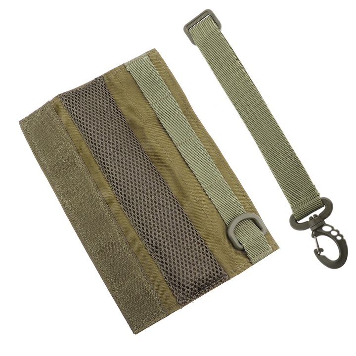 Husa protectie pentru casti, verde militar, dimensiuni 23x6x2cm, material fabricat conform standardelor militare