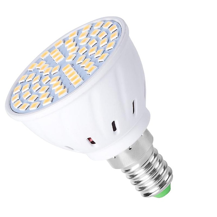 Lampa de crestere a plantelor LED, 48 LED-uri, spectru complet, E27/E14/GU10/MR16, 220V